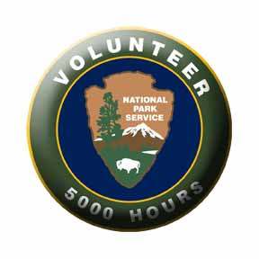 National Park Service Volunteer Hour Pins (1250 hours) (discontinued